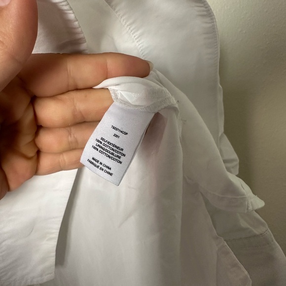 DEREK LAM 10 CROSBY Marley Ruched Sleeve Button Down Shirt - Picture 6 of 8